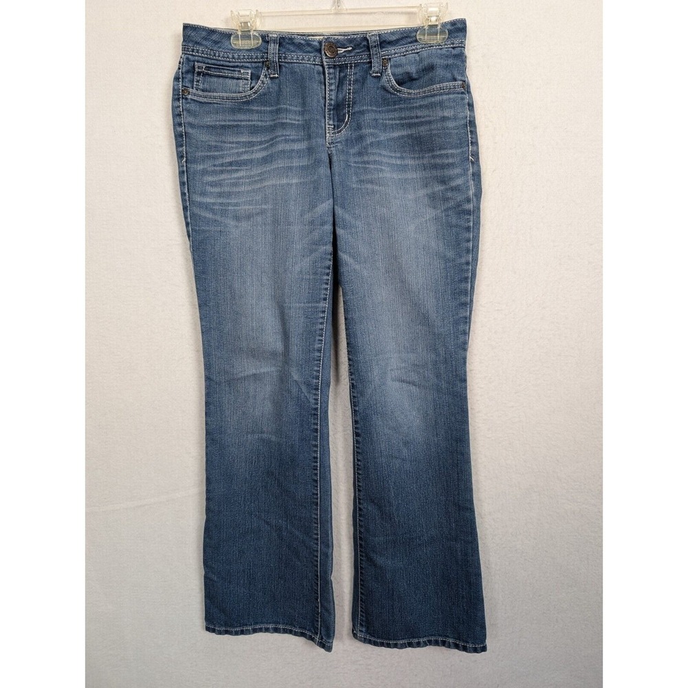 Lei Womens Jeans Bridget Size 5 Junior Curvy Boot Cotton Blend Blue